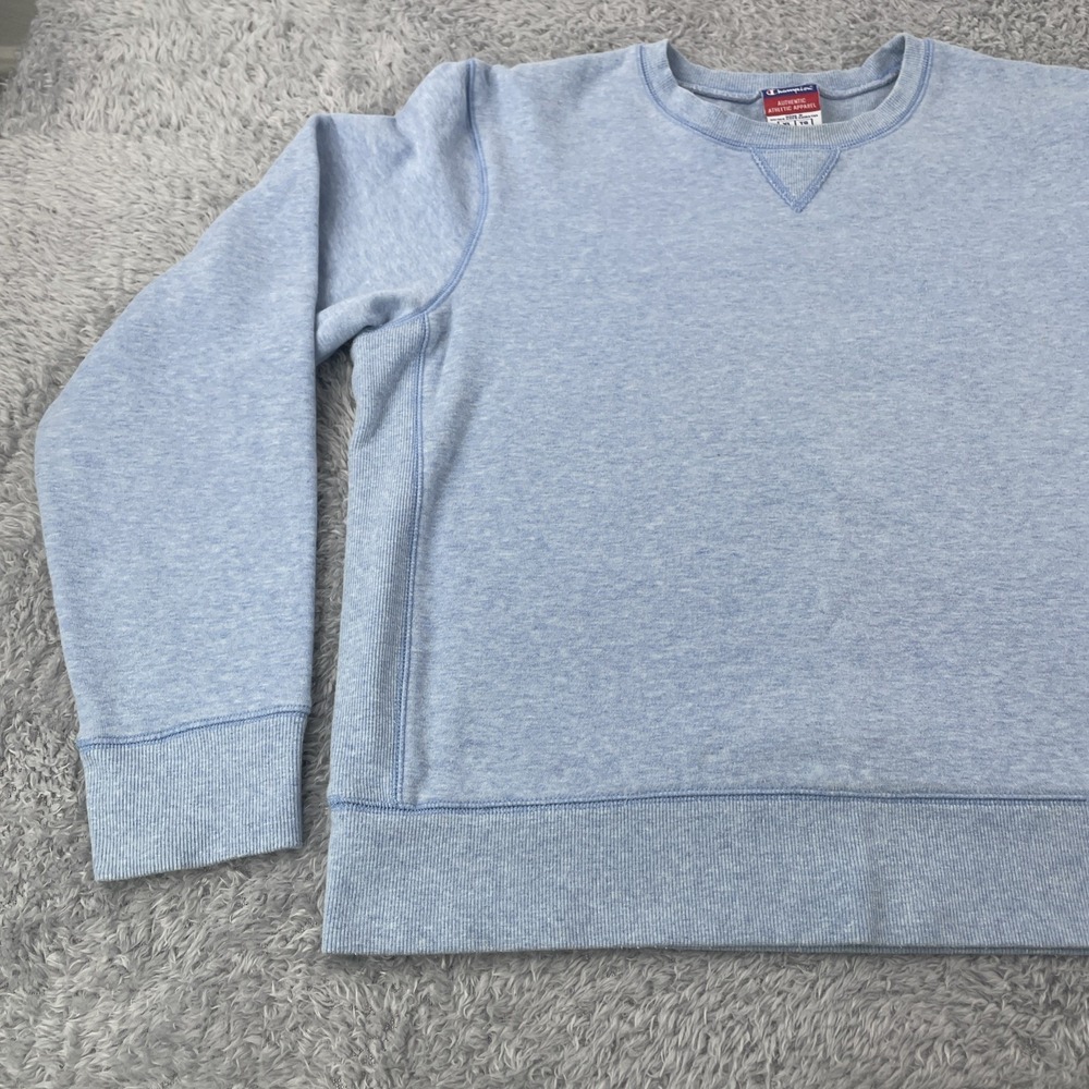 Vintage Champion Reverse Weave Crewneck Sweatshirt Women's XL Baby Blue - Picture 3 of 12